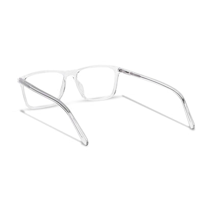 REDEX RECTANGLE TRENDY UNISEX TRANSPARENT  FULL FRAME