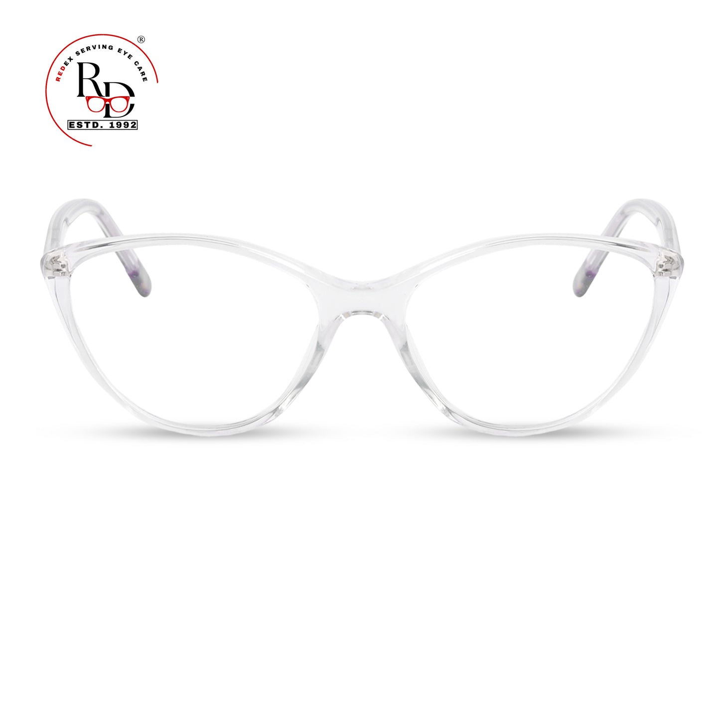 REDEX CAT-EYE TRENDY UNISEX TRANSPARENT  FULL FRAME