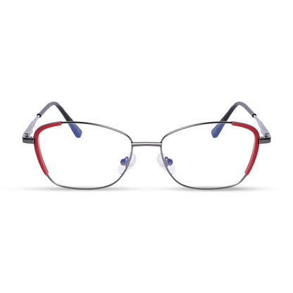 REDEX CAT-EYE UNISEX RED COLOR FULL FRAME