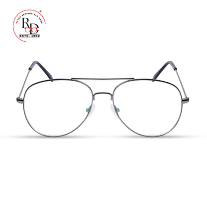 Redex Full Rim Aviator Anti Glare & Blue Cut Computer Glass For Unisex