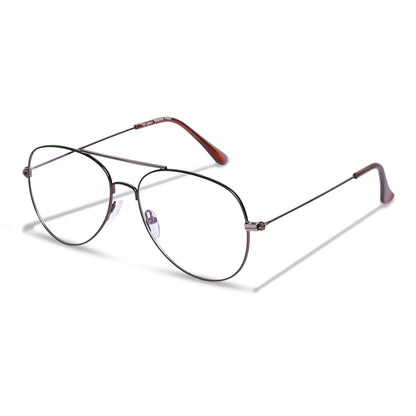 REDEX AVIATOR UNISEX BROWN COLOR FULL FRAME