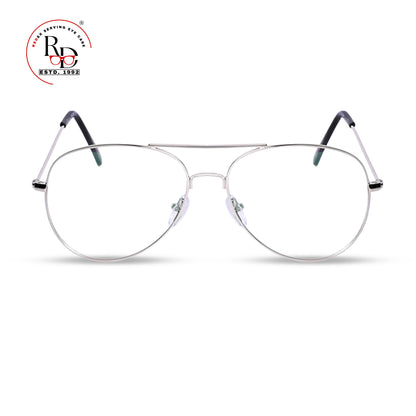 Redex Full Rim Aviator Anti Glare & Blue Cut Computer Glass For Unisex