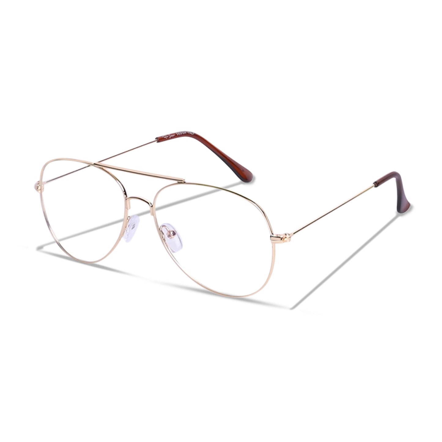 REDEX AVIATOR UNISEX GOLDEN COLOR FULL FRAME