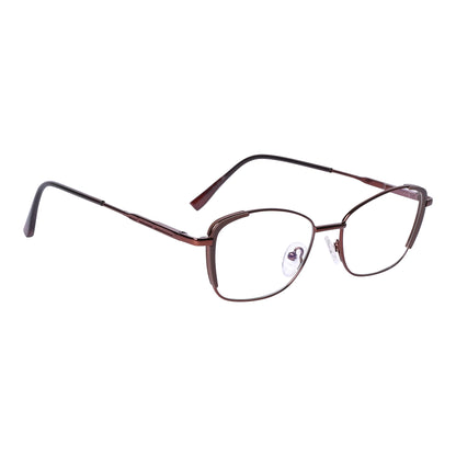 REDEX CAT-EYE UNISEX BROWN COLOR FULL FRAME