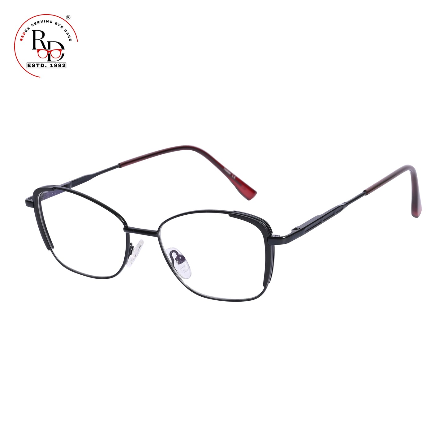 REDEX CAT-EYE UNISEX BLACK COLOR FULL FRAME