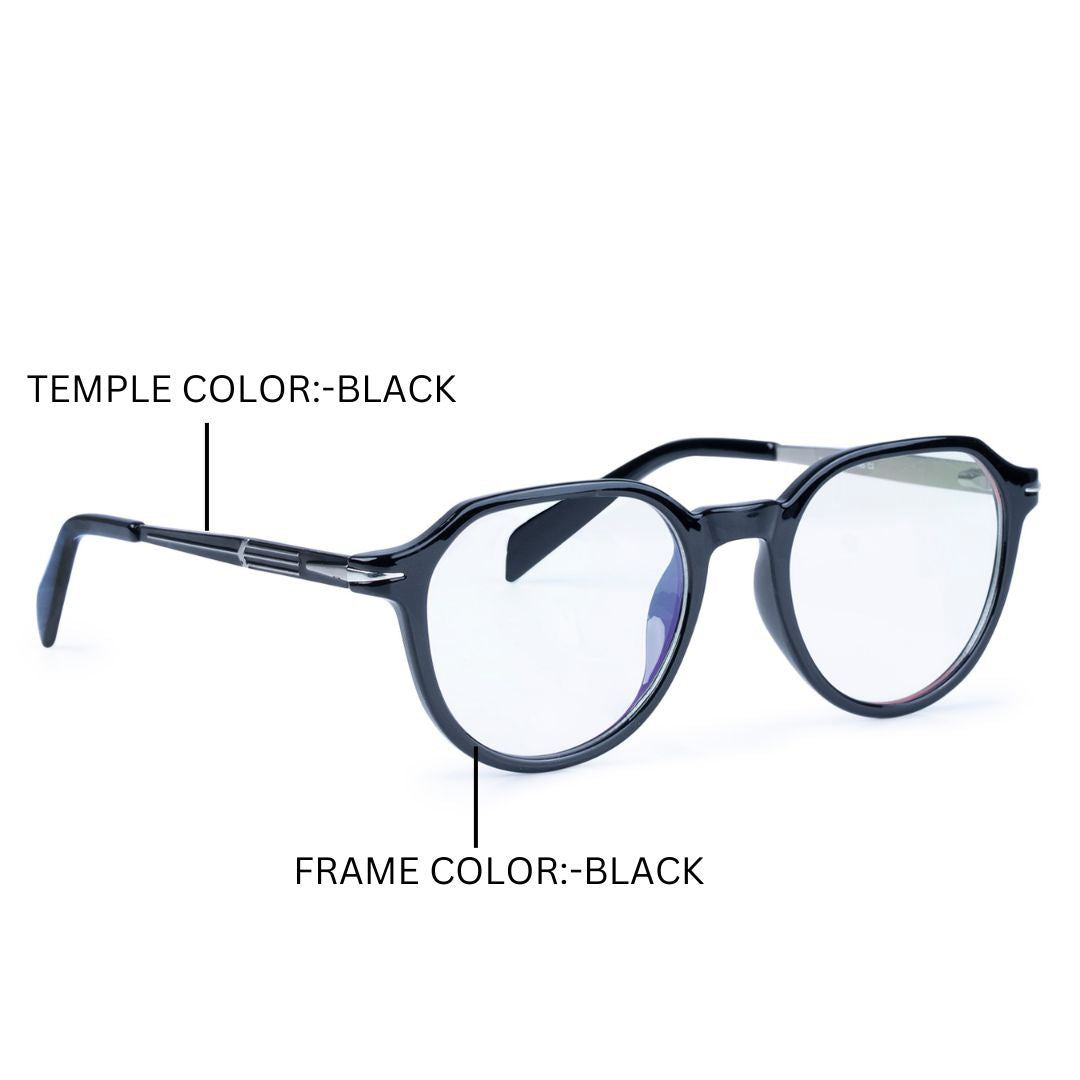 REDEX Round UNISEX BLACK COLOR FULL FRAME