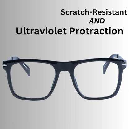 Redex Full Rim  Rectangle  Reading Glasses For Unisex
