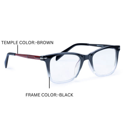 REDEX RECTANGLE UNISEX BLACK & WHITE COLOR FULL FRAME