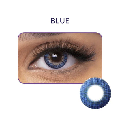 Freshlook OneDay - Daily Disposable Color Contact Lenses (-00.00, Blue, Pack of 10) | From Alcon