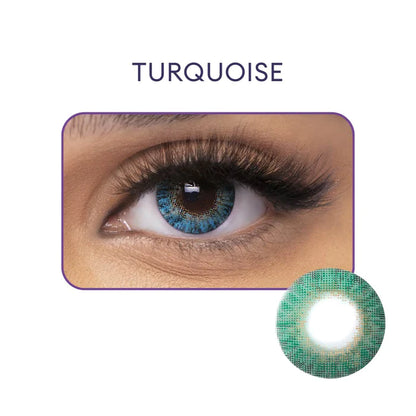 Freshlook Monthly Disposable Colour Contact Lens Plano (2 Lens Per Box) Gemstone Green