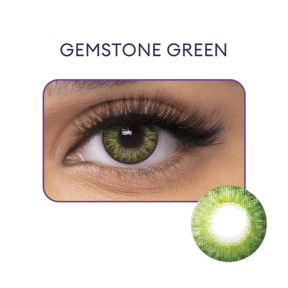 Alcon AirOptix Colors - Monthly Color Contact Lenses (-00.00 to -4.75, Green, Pack of 2)