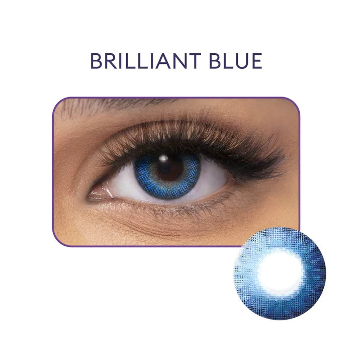 Freshlook OneDay - Daily Disposable Color Contact Lenses (-00.00, Blue, Pack of 10) | From Alcon