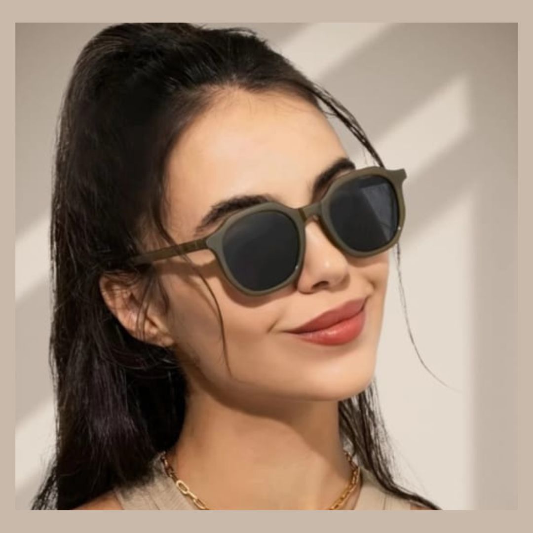 REDEX OLIVE GREEN COLOR SUNGLASS FOR GIRLS AND WOMEN