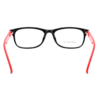 REDEX RECTANGLE  UNISEX BLACK&RED COLOR FULL FRAME