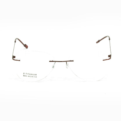 Rimless Aviator Anti Glare & Blue Cut Reading Glass For Unisex