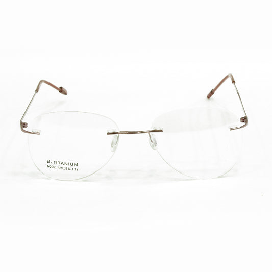 Rimless Aviator Anti Glare & Blue Cut Reading Glass For Unisex