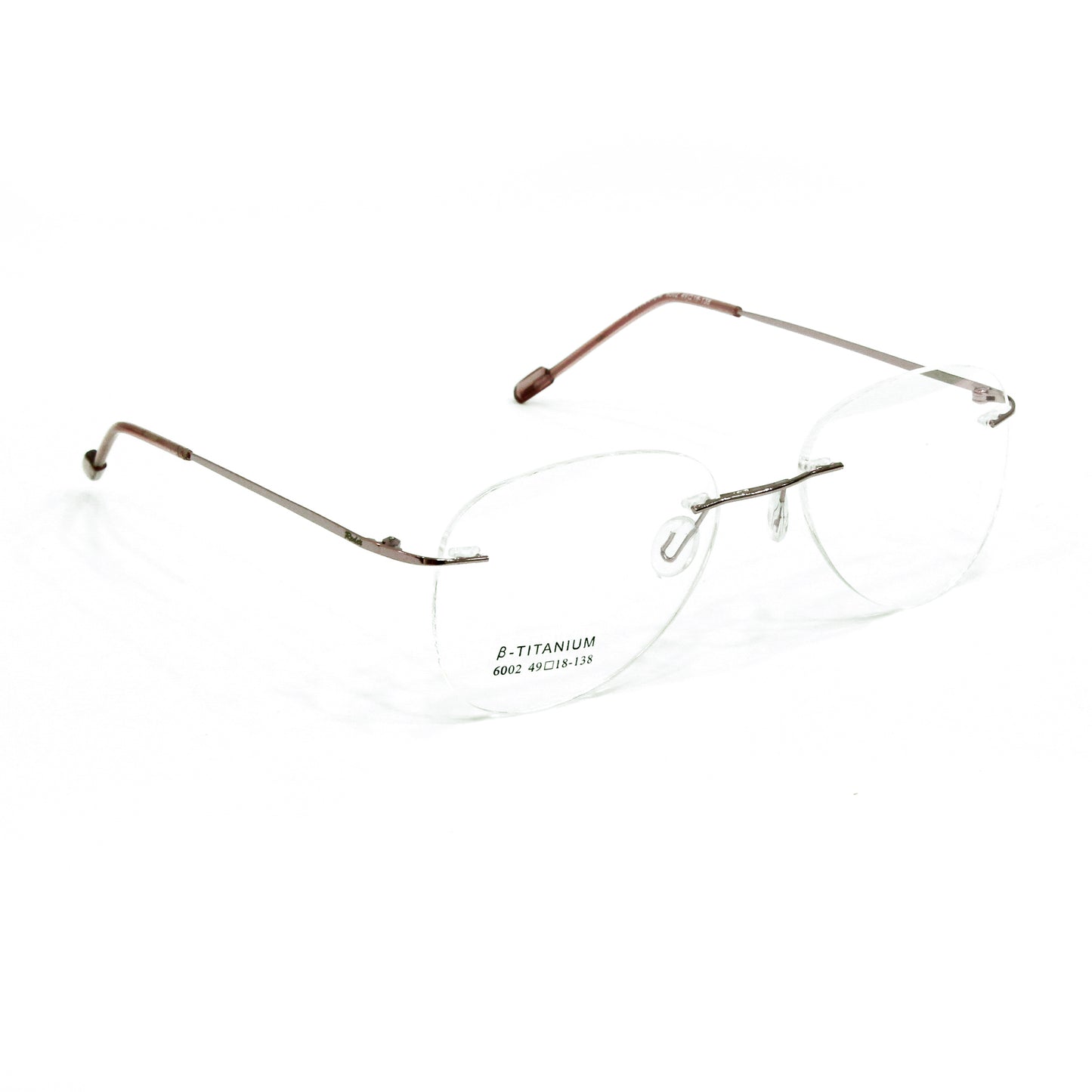 Rimless Aviator Anti Glare & Blue Cut Computer Glass For Men & Women (55 mm)