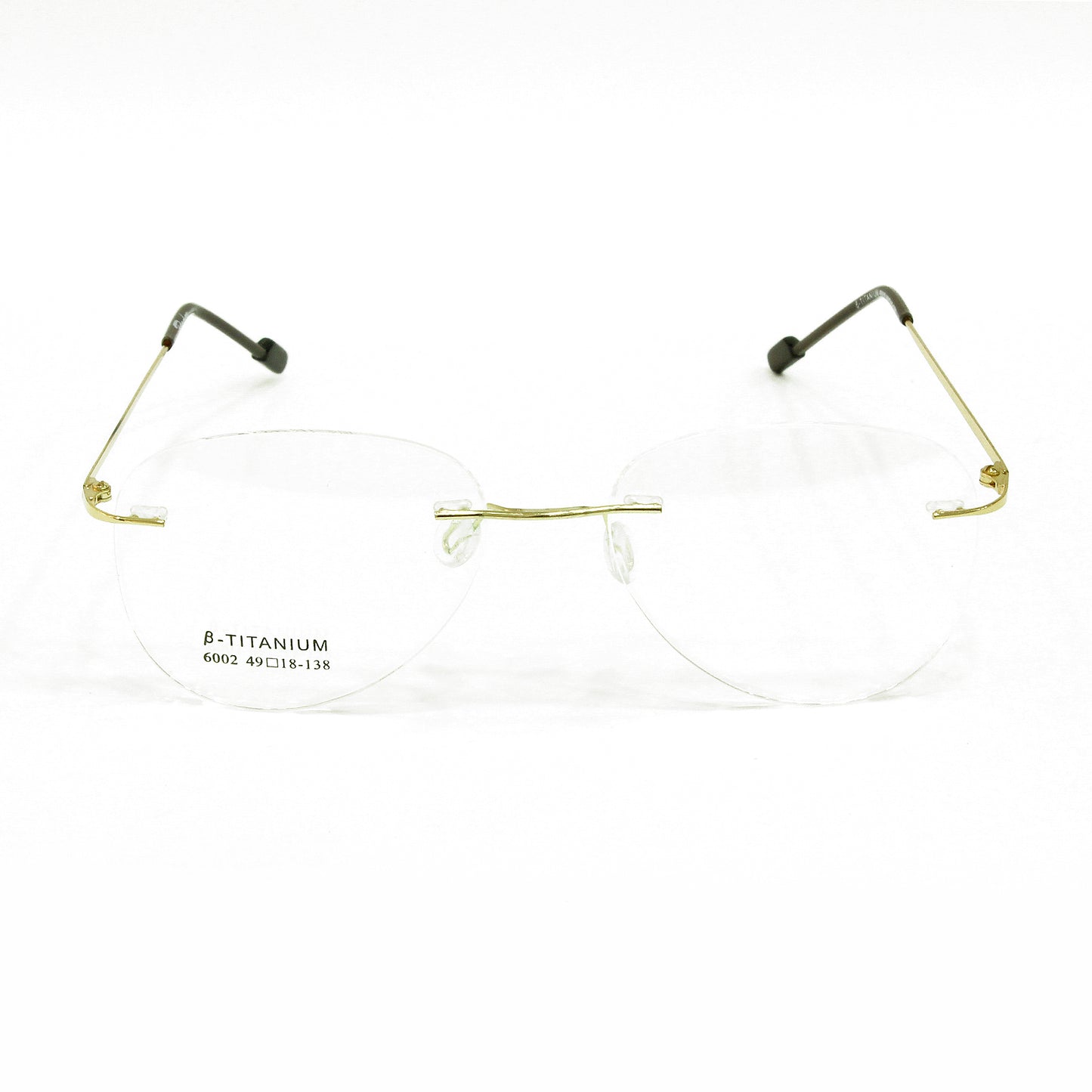 Rimless Aviator Anti Glare & Blue Cut Computer Glass For Men & Women (55 mm)