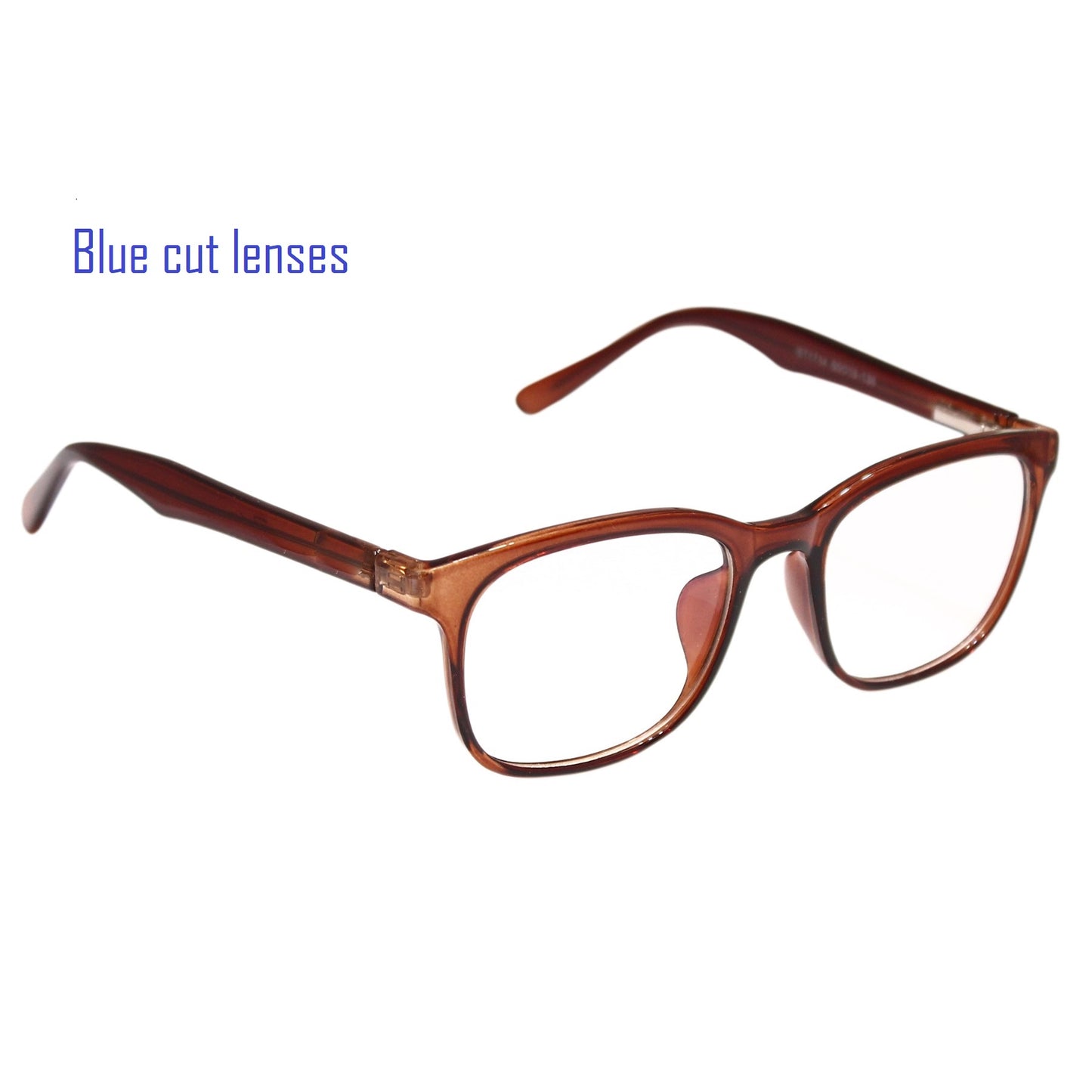 Redex Zero Power Blue-Cut Computer Glass Anti glare Block Harmful Rays Full Rim Rectangle Eye wear Spectacle Eye Frame