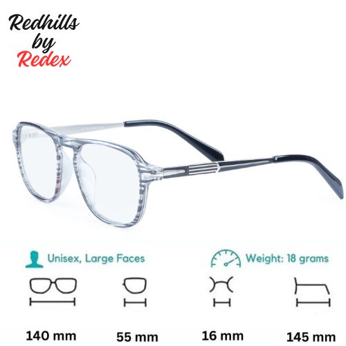 Redex  Full Rim Square Frame For Unisex