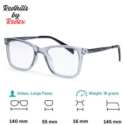 REDEX SQUARE UNISEX GREY COLOR FULL FRAME