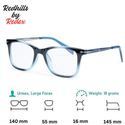 Redex Bluecut Reading Full Frame Glass For Unisex